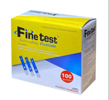Тест-полоски Файнтест | Finetest Auto-coding Premium №50 - 2 уп. (100 шт.)