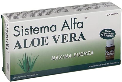 Suplement diety Sistema Alpha Aloe Vera 20 ampułek (8436017721225)
