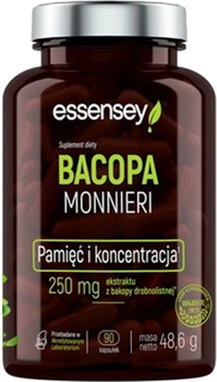 Ekstrakt ESSENSEY Bacopa monnieri 90 szt. (59021140447)