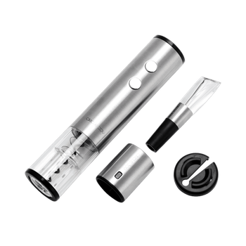 Набор для вина Circle Joy Electric Wine Opener (Штопор, Нож, Пробка, Гейзер)