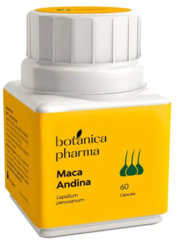 Дієтична добавка Botanica Pharma Andean Maca 500 мг 60 капсул (8435045200900)