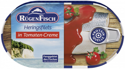 Філе оселедця Rugen Fisch в Томатному соусі 200 г (4012839521379)