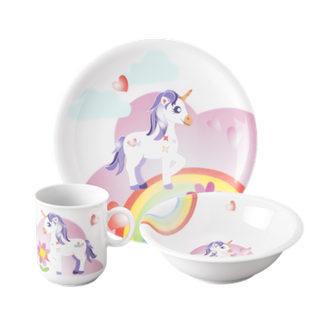 Набор детской посуды 3 предмета Mein kleines Einhorn Compact Seltmann (SW-4052212064901)