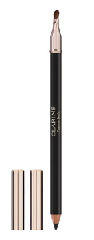 Олівець кайал для очей Clarins 01 Carbon Black Crayon Long-Lasting Eye Pencil W/Brush & Sharpner 1.1 г (3380814210916)