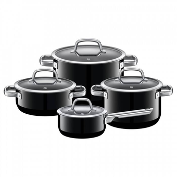 Набор кастрюль Mineral Black Fusiontec WMF 4 предмета (05 1485 5290)