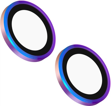 Защитное стекло Vokamo Alloy AR Lens-Enhancer для камеры для смартфона Apple iPhone 15/15 Plus Transparent/Purple (NVK010874)