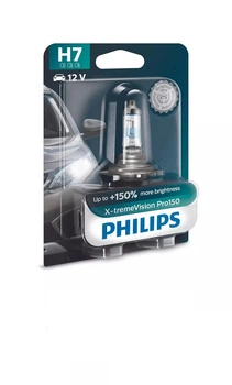 Галогенова лампа PHILIPS 12972XVPB1 H7 55W 12V X-tremeVision Pro150 +150% B1