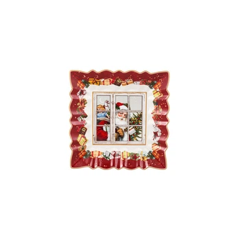 Тарелка квадратная глубокая "Санта" 23 x 3,5 см Toy's Fantasy Villeroy & Boch (1483323718)