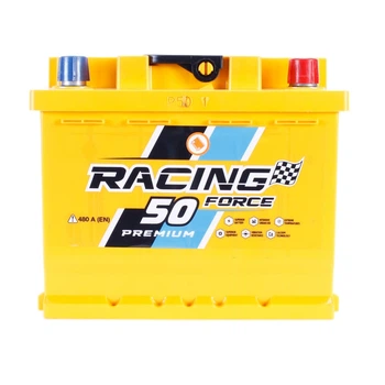 Автомобильный аккумулятор RACING FORCE Premium 6CT 50Ah Низький R+