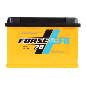 Автомобильный аккумулятор FORSE EFB 6CT 78Ah R+