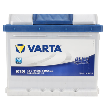 Автомобильный аккумулятор VARTA Blue Dynamic 6CT 44Ah Низкий R+ B18 544402044