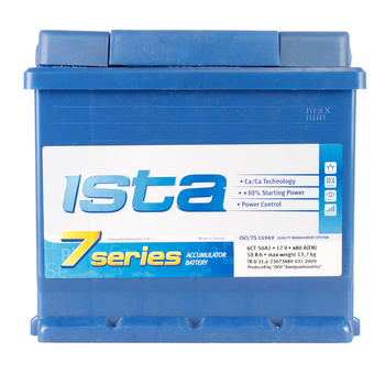 Автомобільний акумулятор ISTA 7 Series 6CT 50Ah L+
