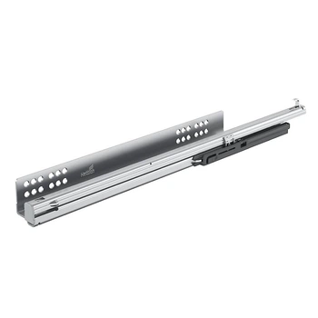 Направляющая Hettich Quadro V6&nbsp;полного&nbsp;выдвижения с&nbsp;демпфером Silent System L=550 мм,&nbsp;ДСП 18мм, левая (9254165)