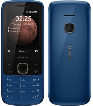 Мобільний телефон Nokia 225 DualSim Blue (225 4G TA-1316 Blue)