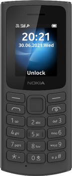 Telefon komórkowy Nokia 105 TA-1378 DualSim Black (16VEGB01A03)