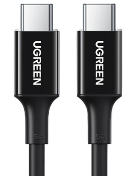 Кабель UGREEN US300 Type-C - Type-C 100W 5A Cable 1 m Black (80371)