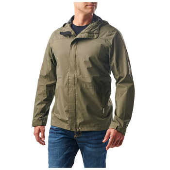 Куртка штормова 5.11 Tactical Exos Rain Shell RANGER GREEN S (48370-186)