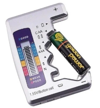 Универсальный тестер заряда батареек LCD ANENG