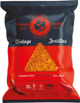 Чипсы Fox Nut & Snack Кукурузные со Сладким перцем чили 125 г (0.125 кг) (8007537006729)