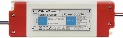 Імпульсний блок живлення Qoltec 50985 (5901878509853)