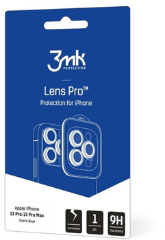 Lens Protection Pro na aparat Apple iPhone 13 Pro/13 Pro Max niebieski/sierra blue z ramką montażową (5903108484015)