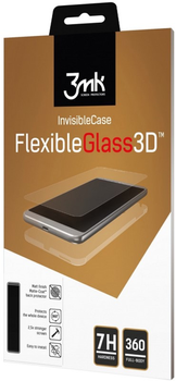 Szkło hybrydowe + Folia 3MK FlexibleGlass 3D do Apple iPhone 8 Plus (5901571133898)