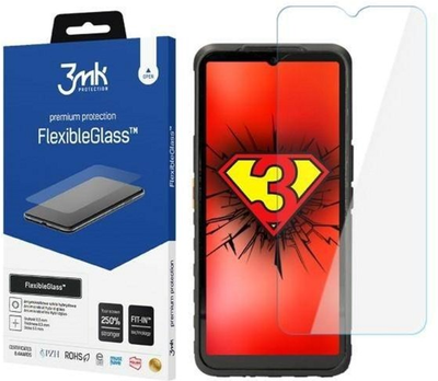 Гібридне захисне скло 3MK FlexibleGlass для CAT S53 (5903108499422)