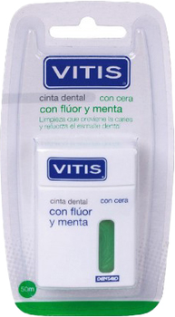 Зубна нитка Dentaid Vitis Dental Tape With Fluoride and Mint 50 м (8427426013148)