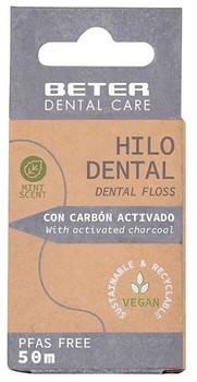 Зубна нитка Beter Hilo Dental Carbon Activado 50 м 1 U (8412122210236)