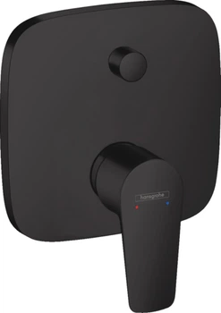 Зовнішня частина змішувача прихованого монтажу для ванни Hansgrohe Talis E 71745670 чорний матовий 2 споживача