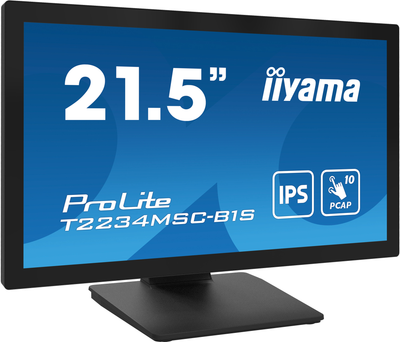 Монітор 21.5" Iiyama ProLite T2234MSC-B1S