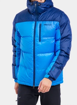 Пуховик Marmot Guides Down Hoody Jacket (розмір Large, колір Clear Blue/Arctic Navy)