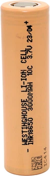 Аккумулятор высокоточный литий-ионный Westinghouse Li-ion INR18650 3.7V 3000 mAh 10С (8507600090102)