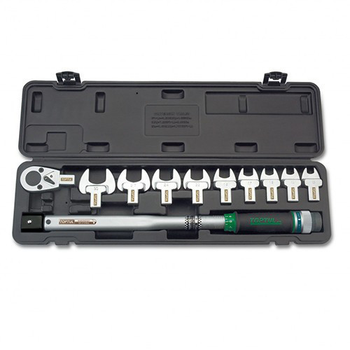 Комплект динамометрический 1/2" 11ед. 40-210Nm Toptul 000258459