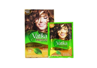 Краска для волос на основе хны Dabur Vatika Красное дерево, 60 г