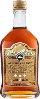 Бренди Legend of Armenia 3 года 0.25 л 40% (4850001923602)