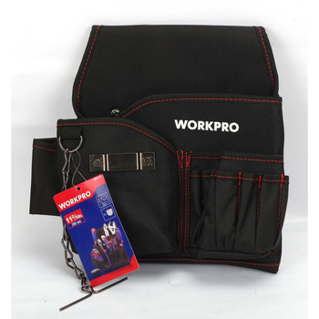 Сумка поясная для инструмента WORKPRO 290x270мм 600D полиэстер PRO W081015