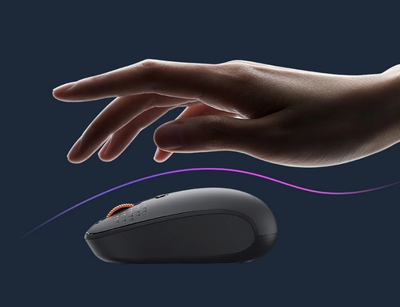 Бездротова миша 2.4ГЦ, Bluetooth Baseus 3в1, 1600 DPI безшумна мишка для MacBook, планшета, ноутбука, ПК