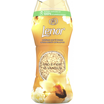 Сухой ополаскиватель-ароматизатор для белья в гранулах Lenor Unstoppables Oro e Fiori di Vaniglia с ароматом орхидеи и ванили, 210г