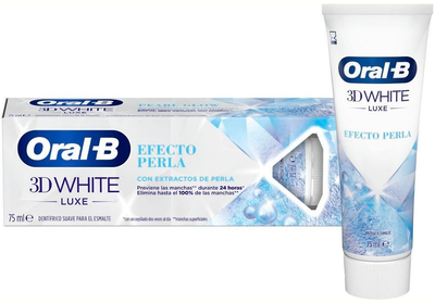 Зубна паста Oral-B 3D White Luxe з ефектом перлини 75 мл (8006540118948)