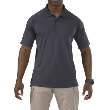 Футболка поло тактична з коротким рукавом 5.11 Tactical Performance Polo - Short Sleeve Synthetic Knit Charcoal L (71049-018)