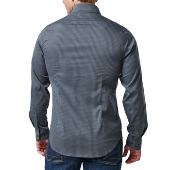 Сорочка тактична 5.11 Tactical Alpha Flex Long Sleeve Shirt Turbulence Dby XL (72491-184)