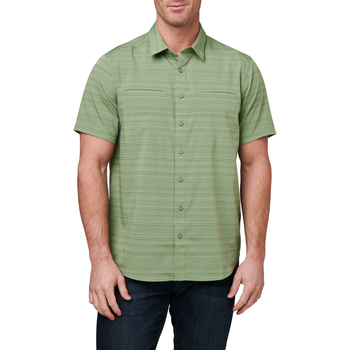 Сорочка тактична 5.11 Tactical Ellis Short Sleeve Shirt Desert Sage 2XL (71207-512)