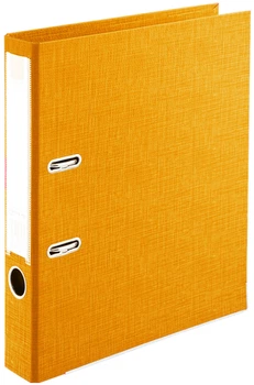 Папка-регистратор Comix A4 50 мм PP двусторонняя Оранжевая