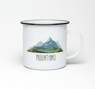 Эмалированная кружка «Mountains»