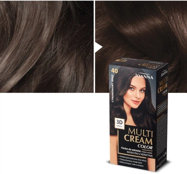 Краска для волос Joanna Multi Cream Colour Permanent Color 3D Effect 40 - Коричневая корица (788150-1316526-2)