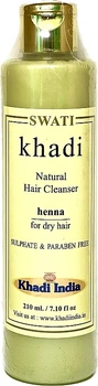 Травяной шампунь-кондиционер для сухих волос "Хна" - Khadi Swati Herbal Hair Cleanser Henna 210ml (1038093-1377218-2)