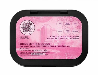 Палетка теней для век - MAC Connect In Colour Eye Shadow Palette 6 Colours Embedded In Burgundy (6.25g) (1049019-1394726-2)