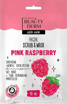 Маска-скраб для обличчя "Pink Raspberry" - Beauty Derm Facial Scrub & Mask 10ml (1049085-1394758-2)