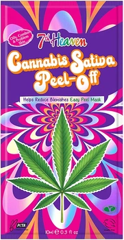 Маска-пленка для лица с маслом конопли 7th Heaven Cannabis Sativa Peel-Off Mask 10ml (905852-824021-2)